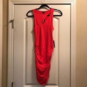 NWT | Express | Sleeveless Ruched Dress